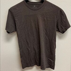 Role men small Brown Crew Neck T-Shirt